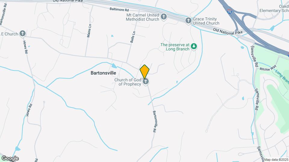 5616 Bartonsville Rd Map and Location Details