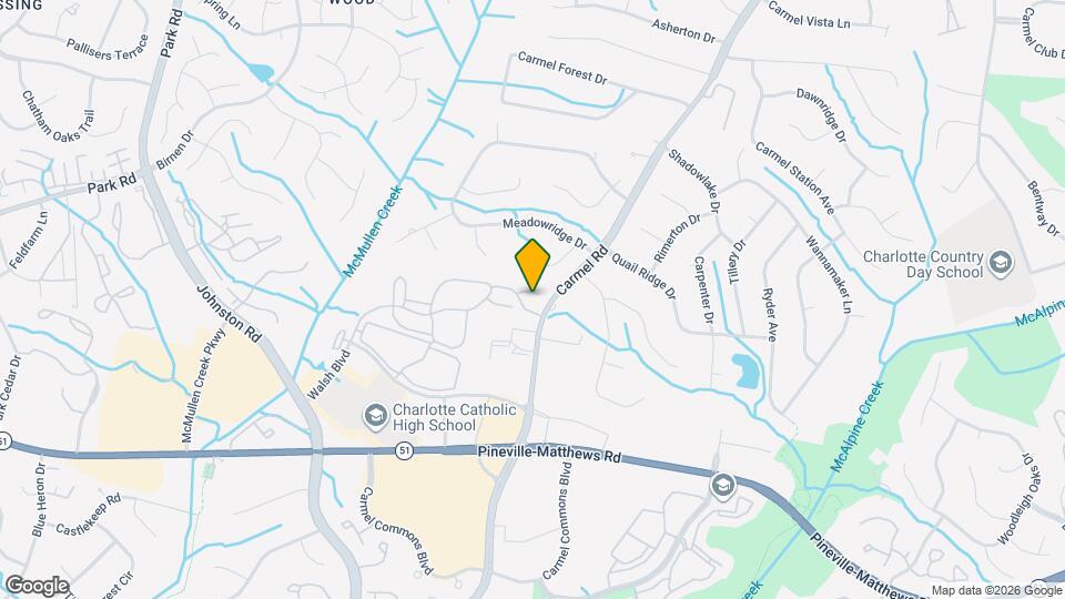 7510 Waterford Square Dr, Unit Room B Map and Location Details