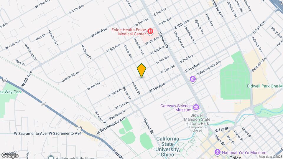 1199 Citrus Ave Map and Location Details