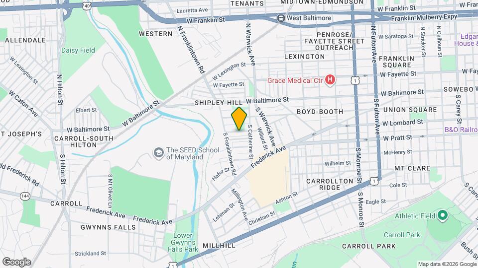 2533 W Lombard St Map and Location Details