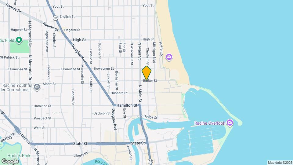 1340 Chatham St, Unit Lower Mapa y Detalles de la Ubicación