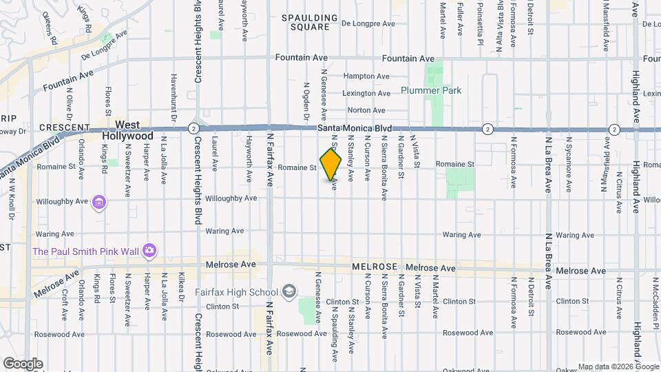 921 N Spaulding Ave Map and Location Details