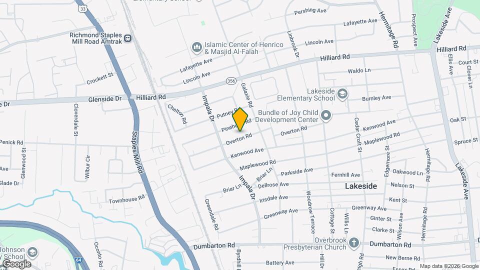 2912 Overton Rd Map and Location Details