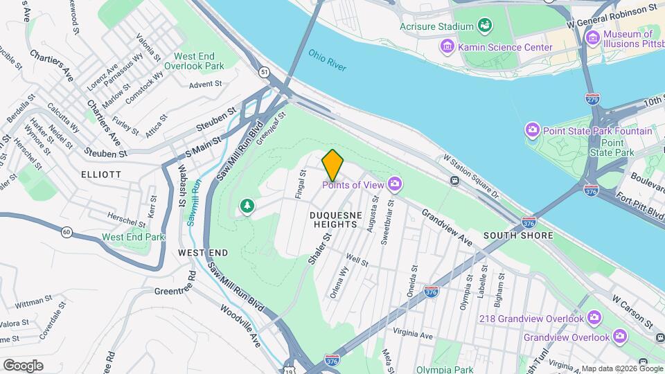 224 Seward St Map and Location Details