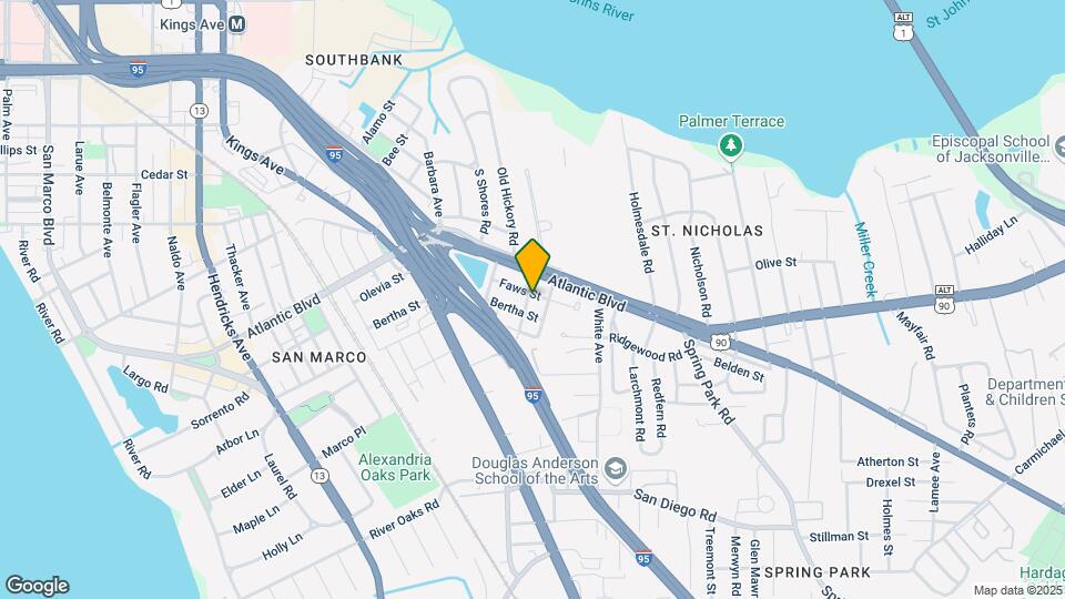 2318 Faws St Map and Location Details