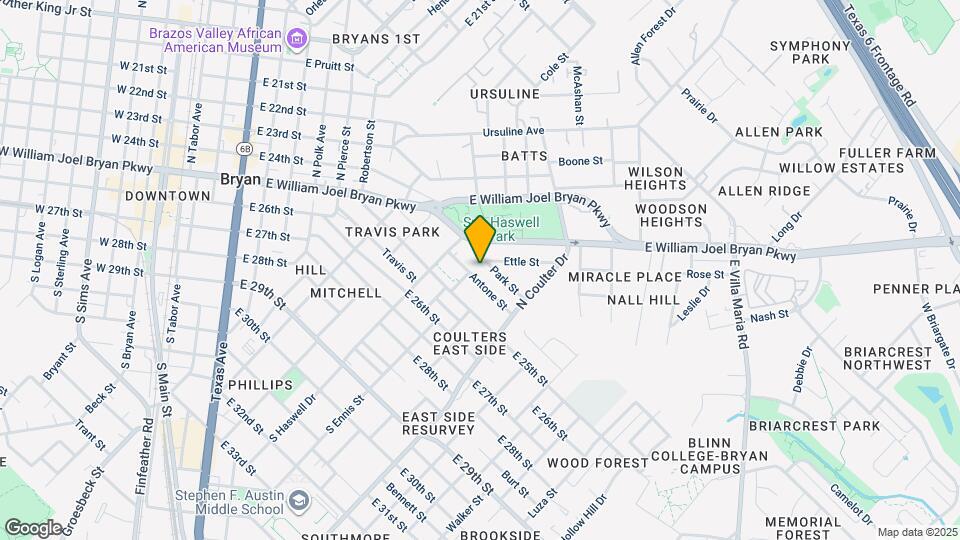 1300 Antone St Map and Location Details