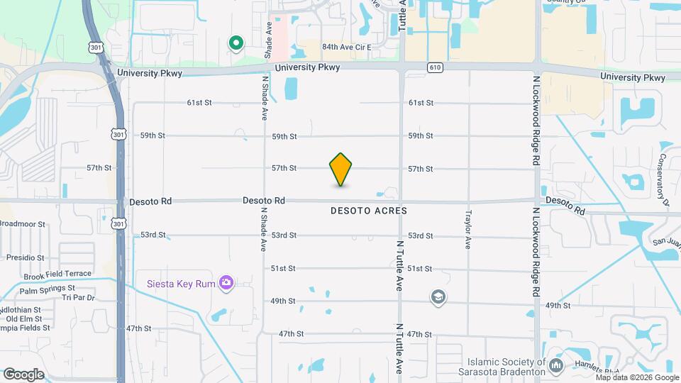 2605 Desoto Rd Mapa y Detalles de la Ubicación