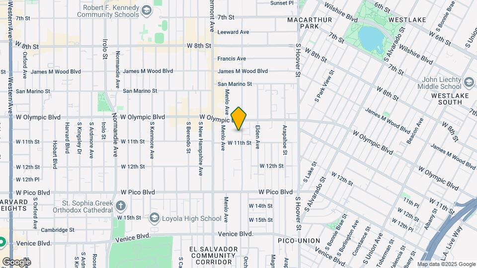 1029 Westmoreland Ave Map and Location Details