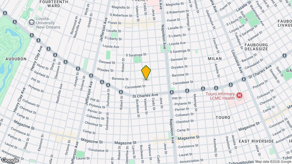 1719 Valence St Map and Location Details