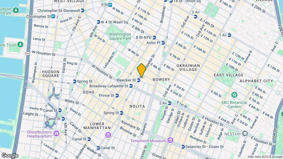 45 Bleecker St Map and Location Details