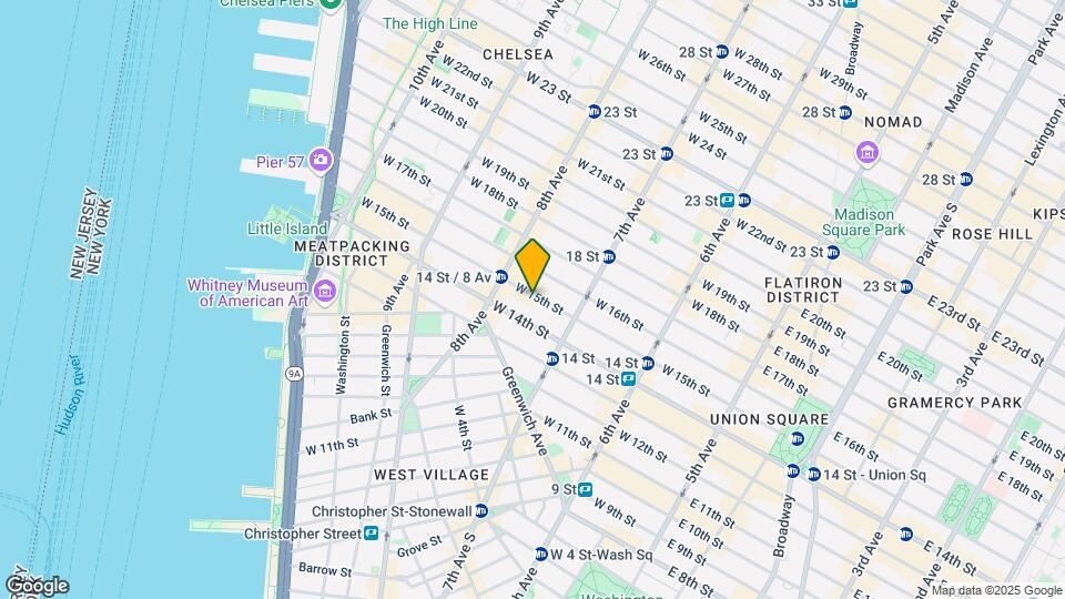 232 W 15th St Map and Location Details