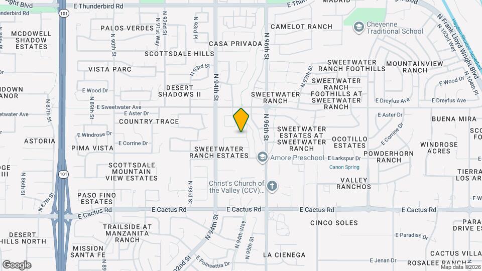 9532 E Corrine Dr Map and Location Details
