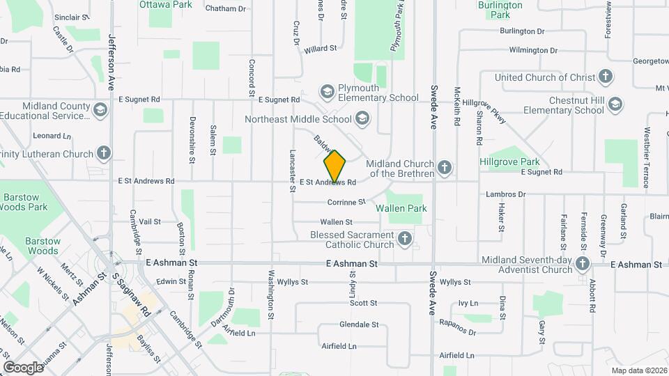 1202 E Saint Andrews Rd Mapa y Detalles de la Ubicación