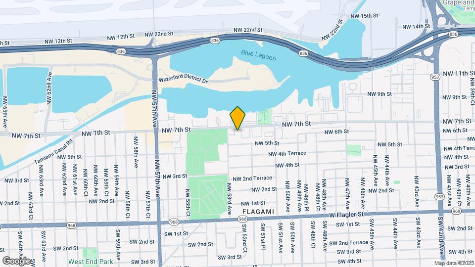 5280 NW 7th St Map and Location Details