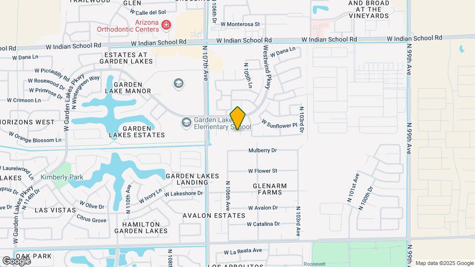 3506 N 106th Ave Map and Location Details
