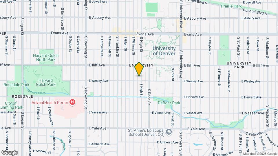 2379 S High St Map and Location Details