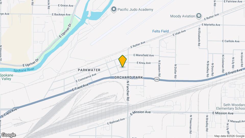 5617 E Parkwater Ave Map and Location Details