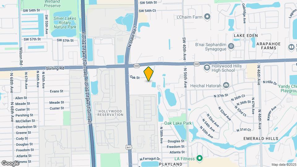 5850 Oak St Mapa y Detalles de la Ubicación
