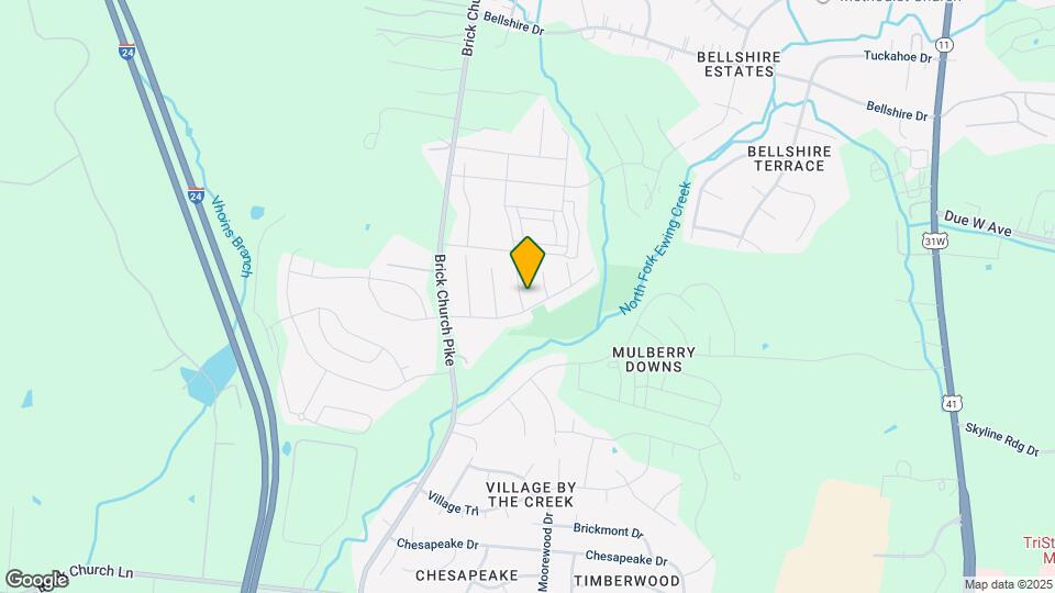 3504 Brookway Dr Map and Location Details
