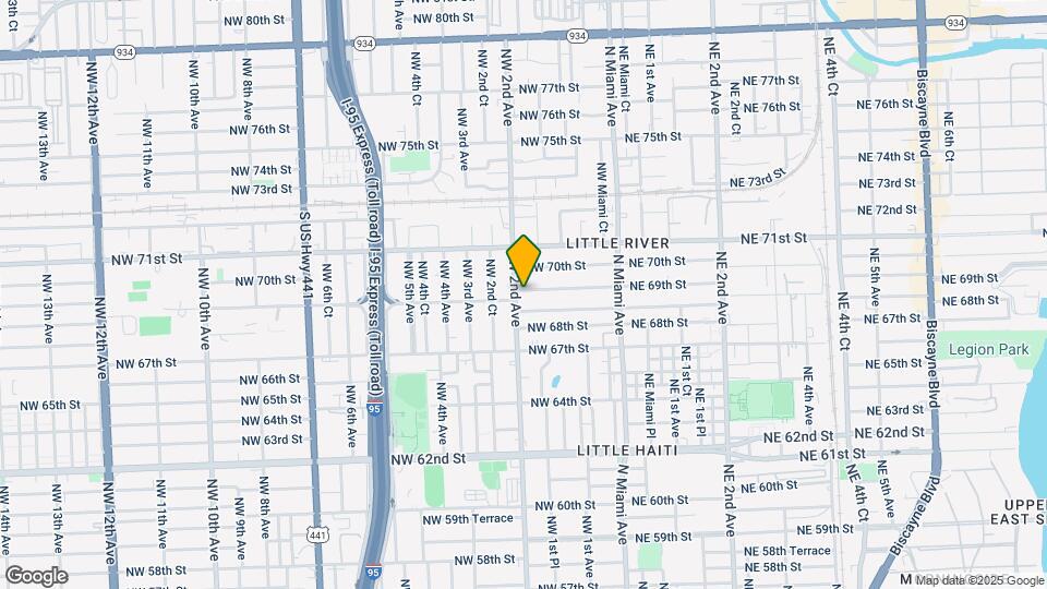 190 NW 69th St Map and Location Details
