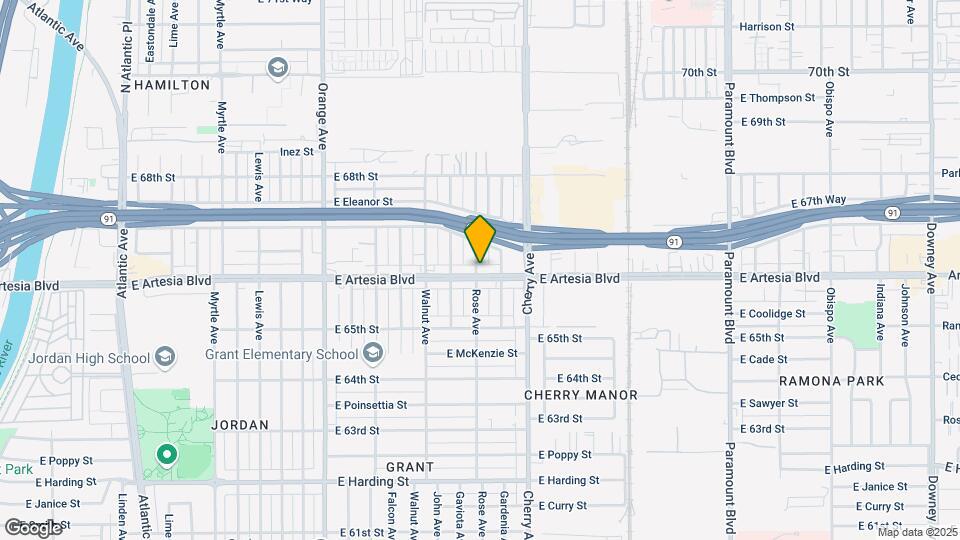1815 E Artesia Blvd Mapa y Detalles de la Ubicación