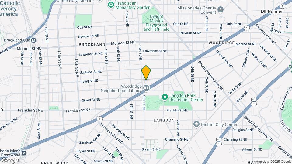 1811 Irving Street Map and Location Details