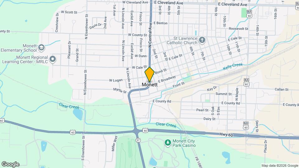 1001 Abbey Ave Map and Location Details