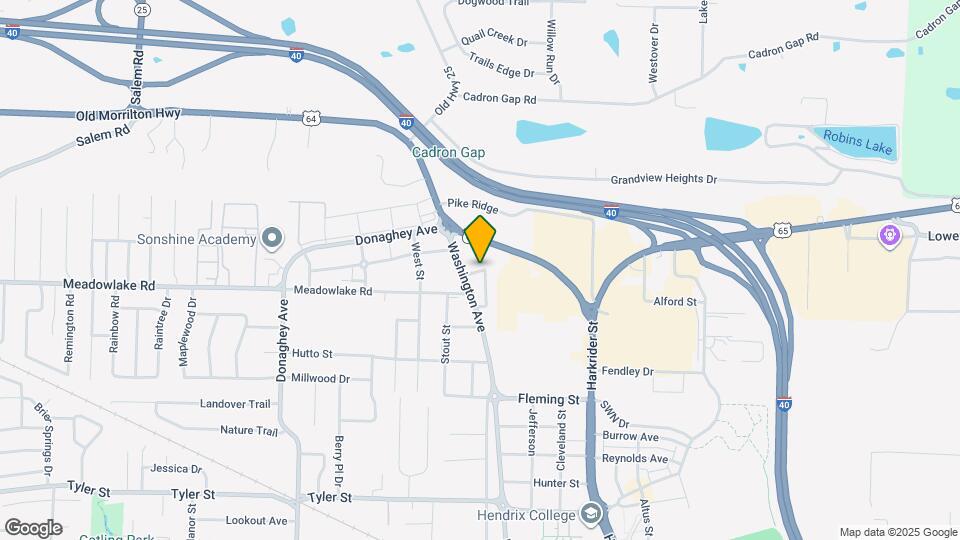 1608 Cherry St Map and Location Details