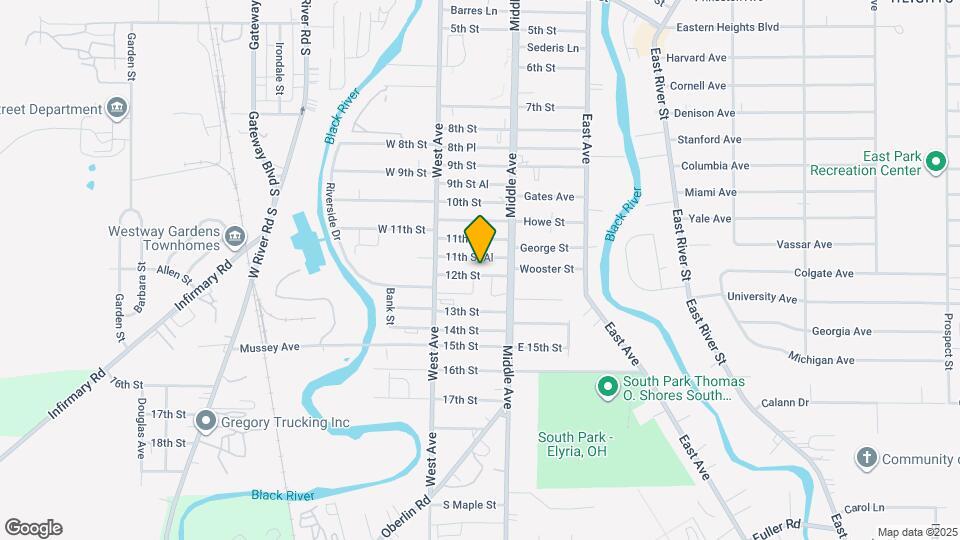 325 12th St Map and Location Details