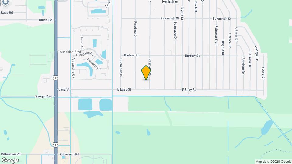 6101 Palmetto Dr Map and Location Details