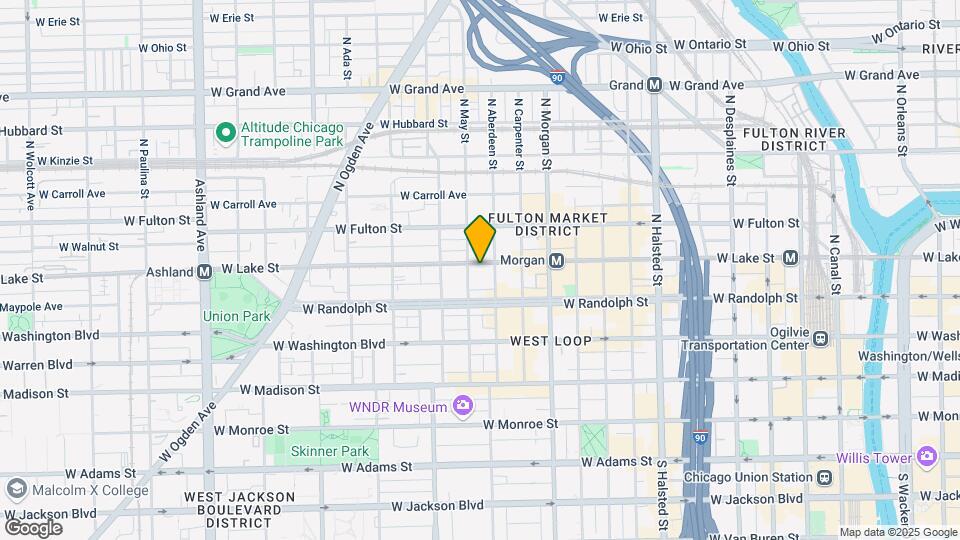 1111 W Lake St Mapa y Detalles de la Ubicación