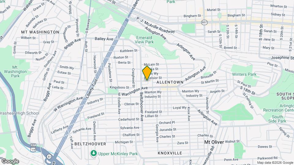 618 Edgemont St Map and Location Details