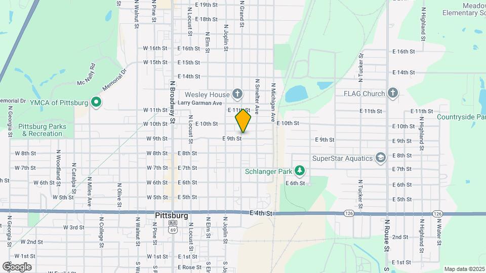 902 N Grand St Map and Location Details