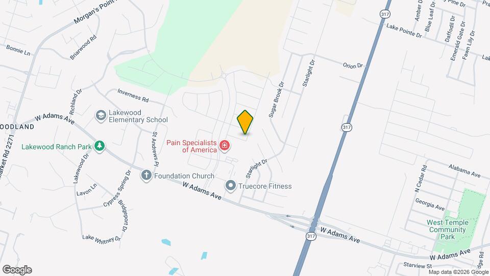 10206 Alamosa Ln Map and Location Details