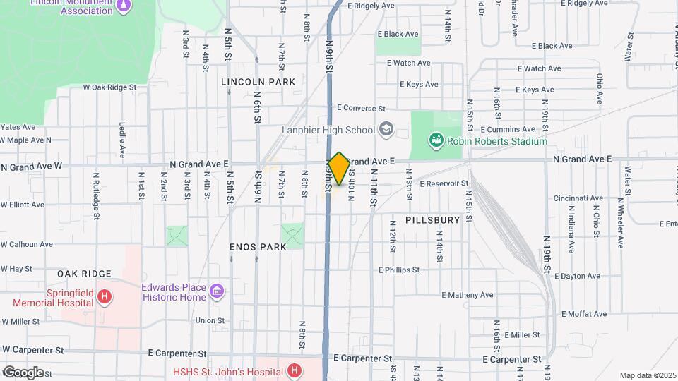 908 E Reservoir St Map and Location Details