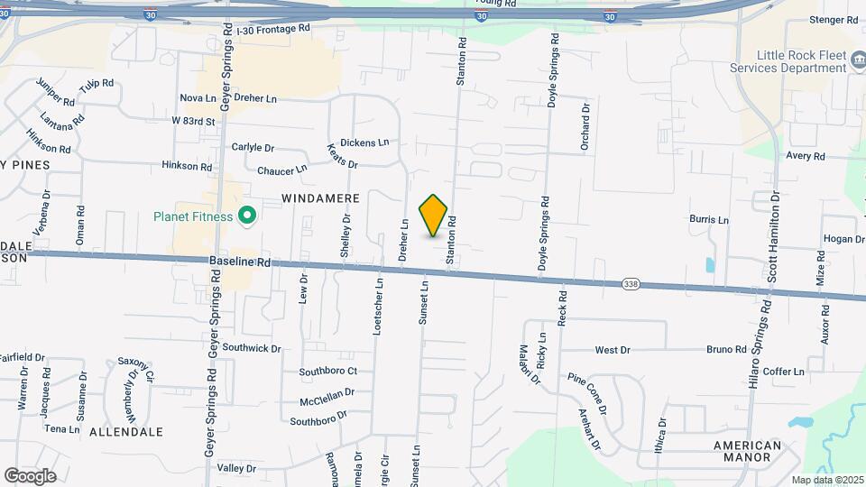 8706 Stanton Rd Map and Location Details
