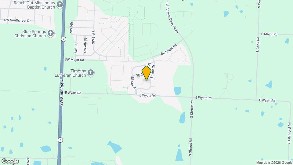 8221 SE Maple Ct Map and Location Details