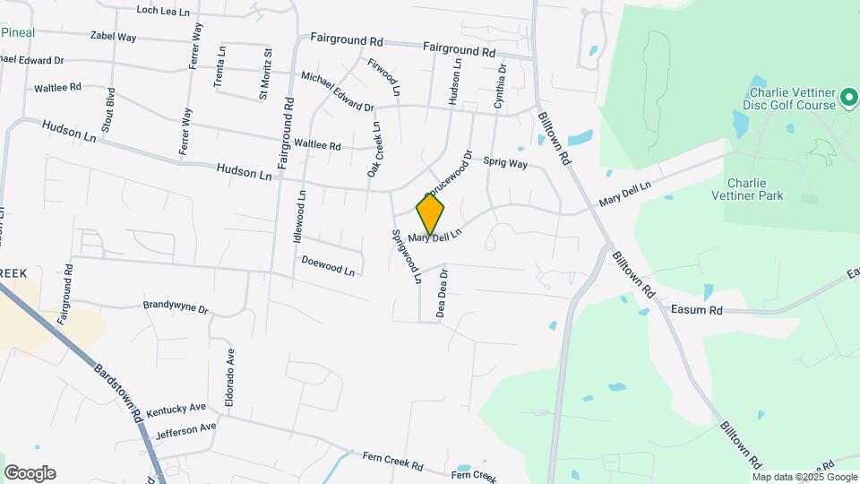 9712 Mary Dell Ln Map and Location Details