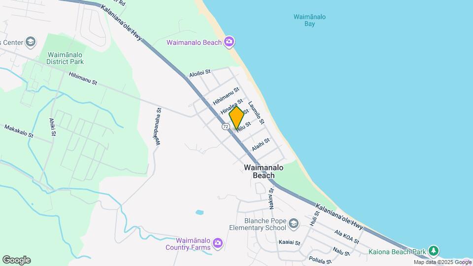 41-913 Kalanianaole Hwy Mapa y Detalles de la Ubicación
