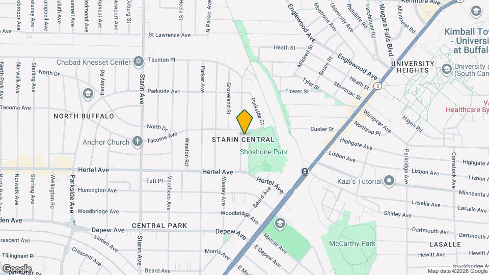 75 Shoshone St, Unit Upper Mapa y Detalles de la Ubicación