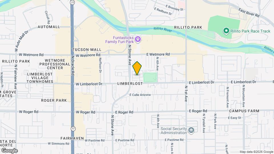 253 E Ponderosa St Mapa y Detalles de la Ubicación