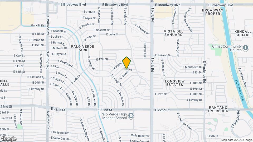 6917 E Oberlin Dr Map and Location Details