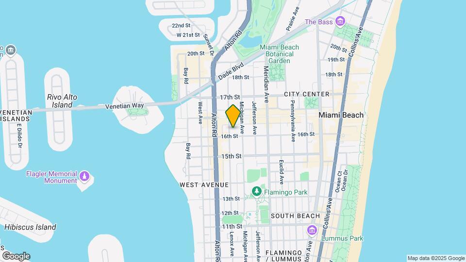 1611 Lenox Ave.-Unit -102 Mapa y Detalles de la Ubicación