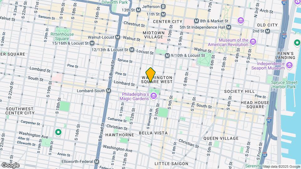 409-15 S 11th St Map and Location Details