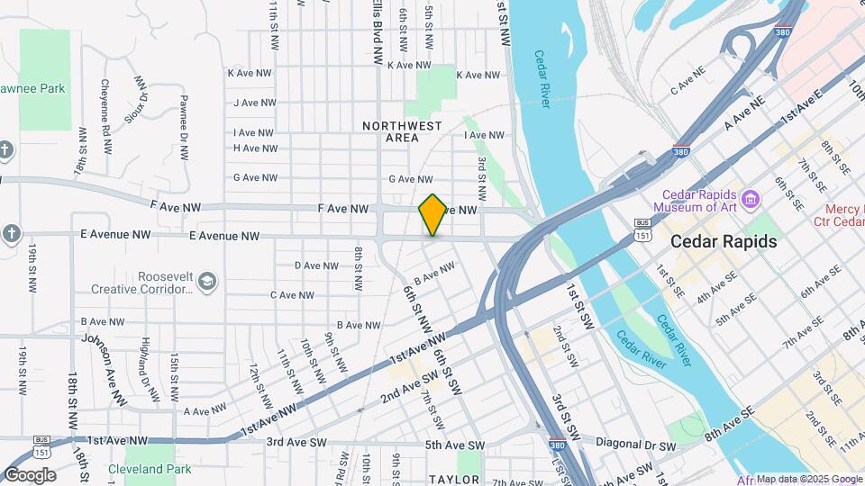 417 C Ave NW Mapa y Detalles de la Ubicación