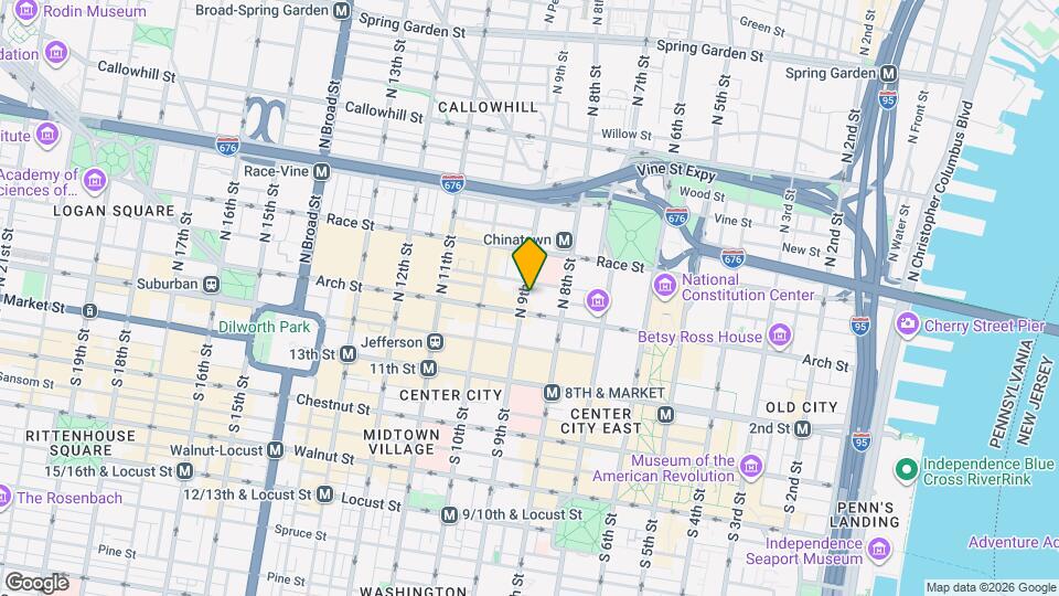 111 N 9th St, Unit 218 Mapa y Detalles de la Ubicación