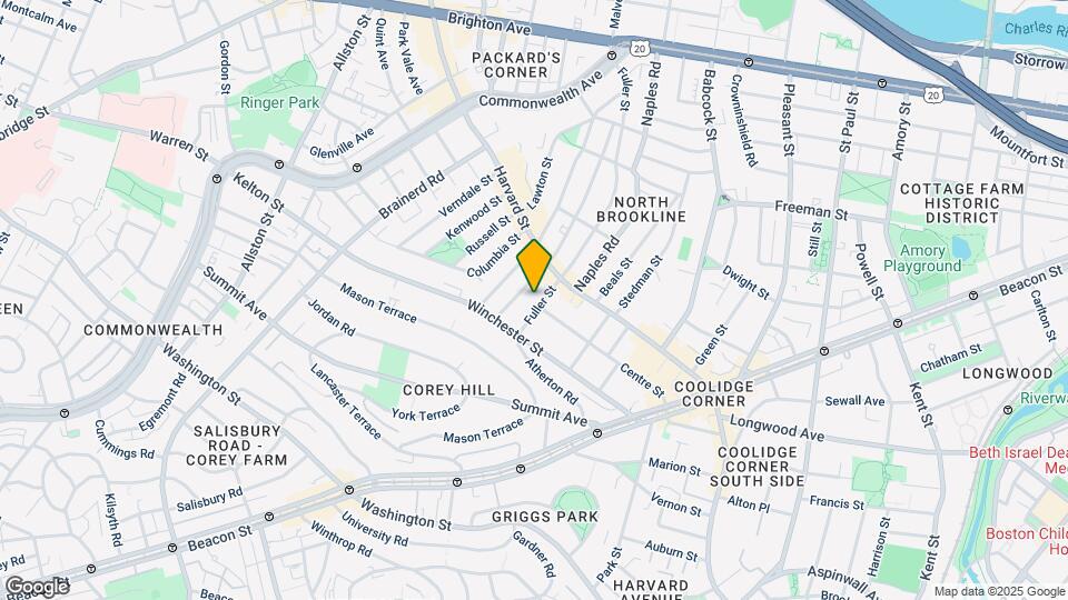 30 Fuller St, Unit 406 Map and Location Details