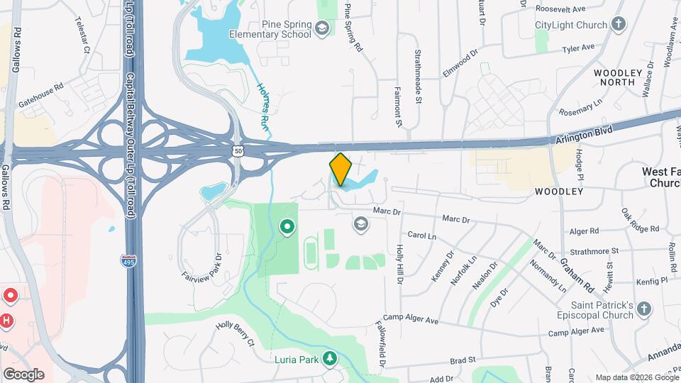 7604 Lakeside Village Dr Map and Location Details