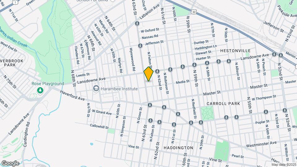 711 N 63rd St, Unit 1st Fl Mapa y Detalles de la Ubicación