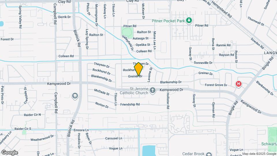 8923 Greiner Dr Map and Location Details